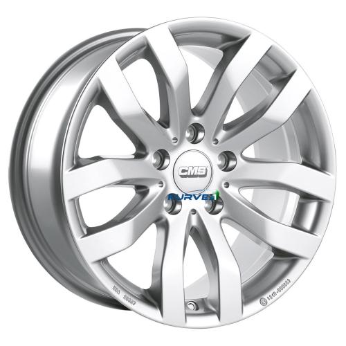 CMS C22 SILVER RACING 5X114.3 ET35 HB66.1 7.5x17