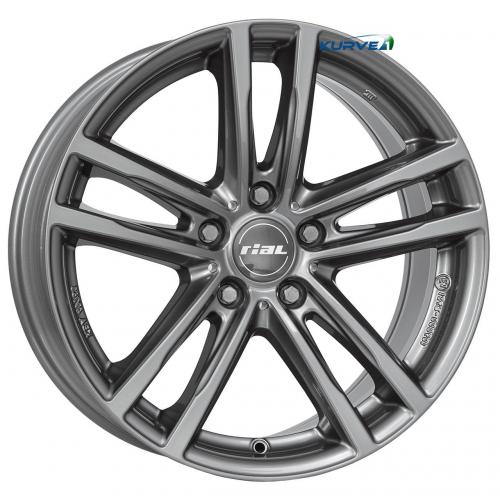 RIAL X10 METAL GREY 5X112 ET51 HB57.1 7.5x18