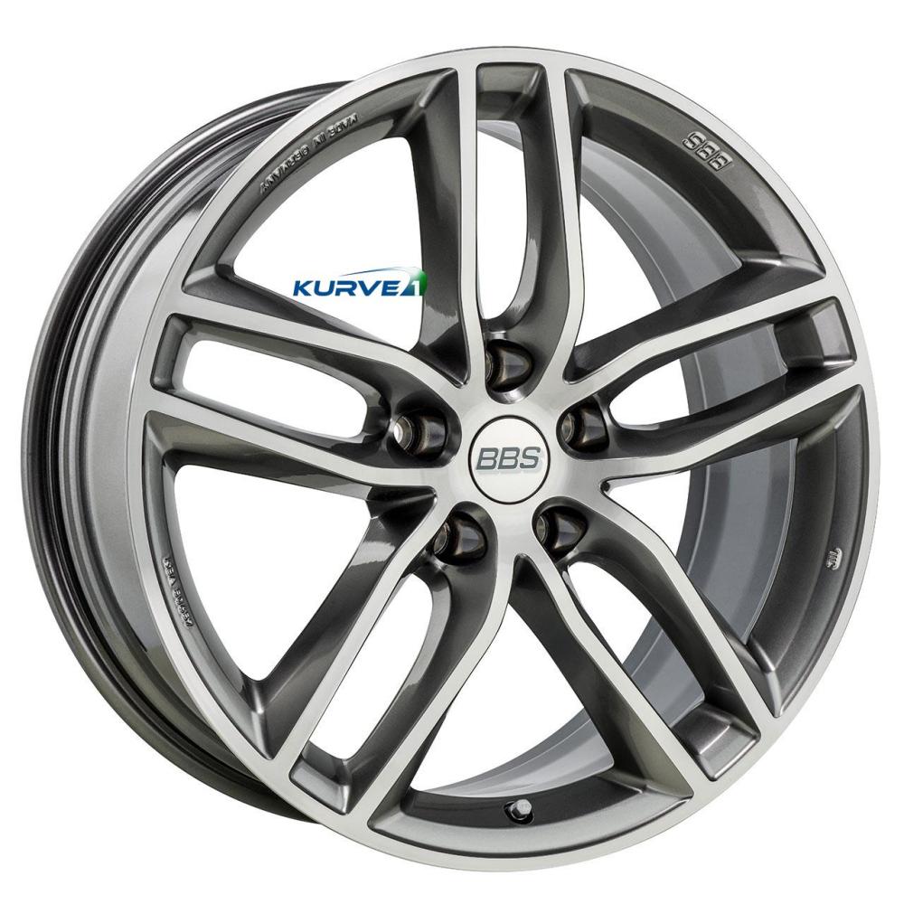 BBS SX PLATINUM SILBER DIAGEDREHT 5X112 ET35 HB82 8x18