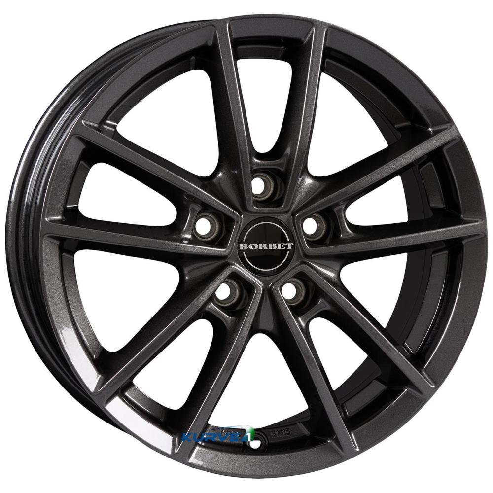 BORBET W MISTRAL ANTHR GLO 5X112 ET45 HB57.1 7x17
