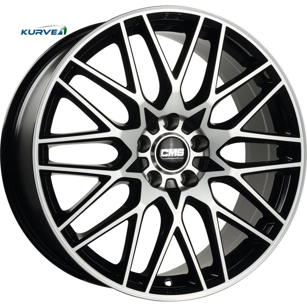 CMS C25 BLACK DIAM GLOSS 5X108 ET50 HB63.4 7x17