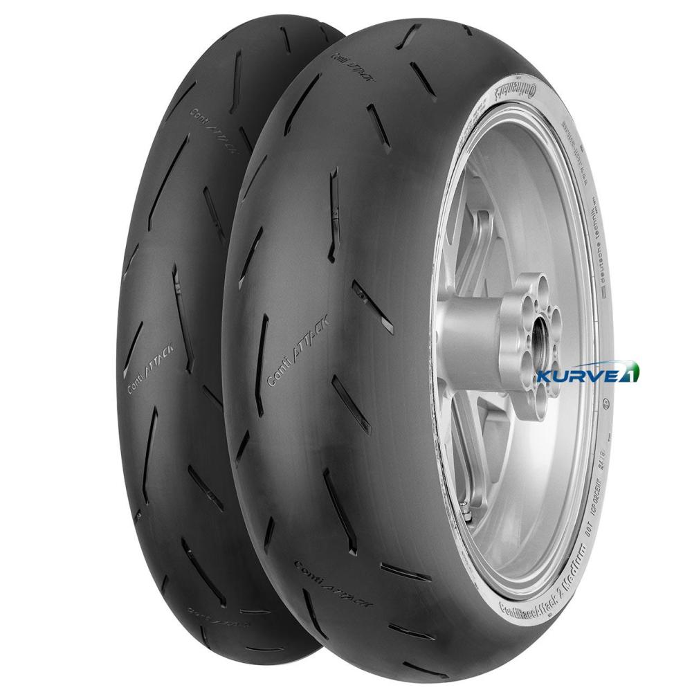 CONTINENTAL CONTIRACEATTACK 2 SOFT 190/55ZR17 M/C 75W  TL