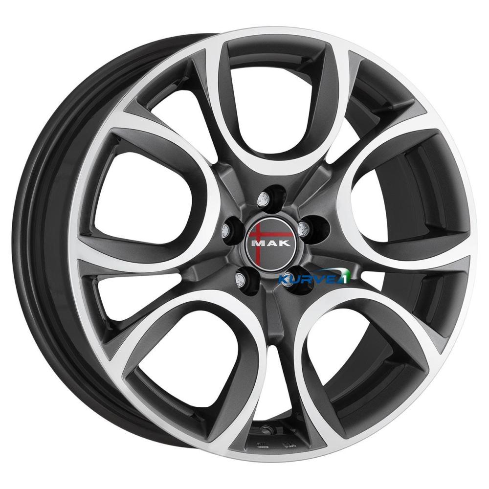 MAK TORINO W GUN MET MIRROR FACE 4X98 ET35 HB58.1 6x15