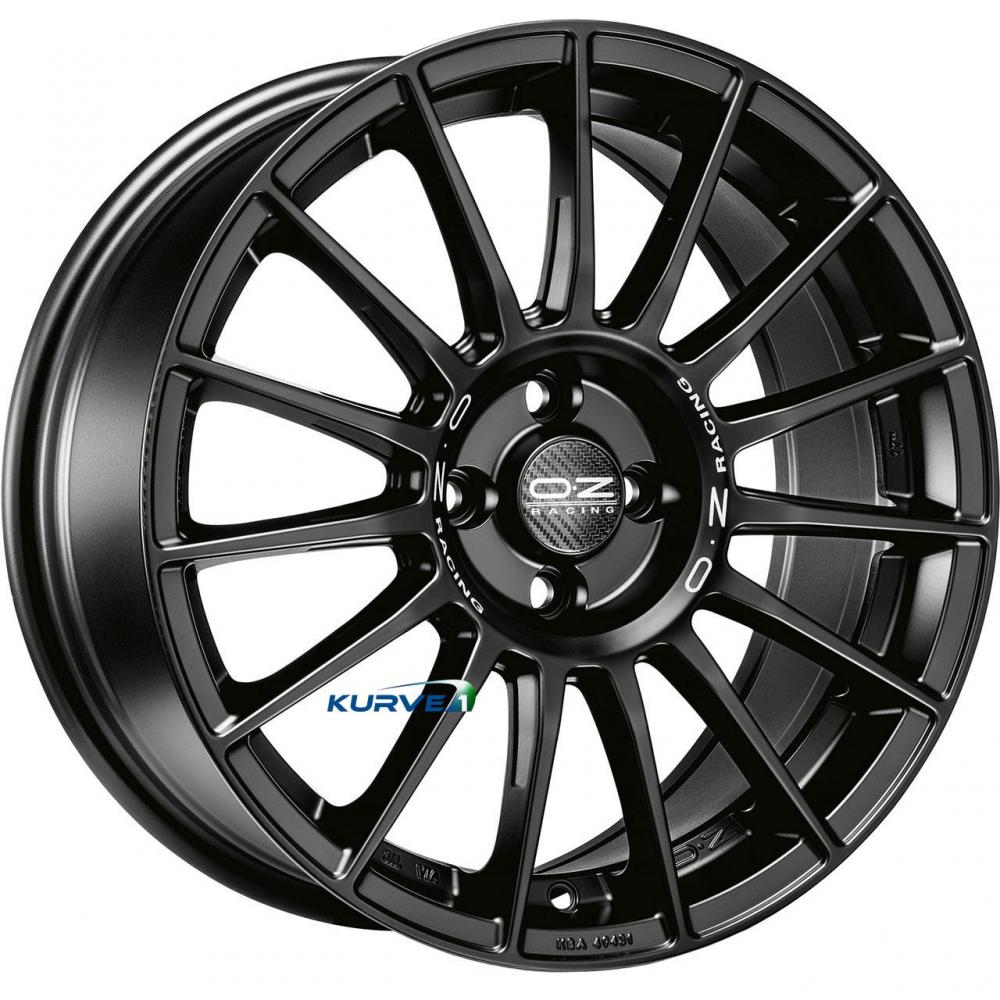 OZ RACING SUPERTURISMO LM BLA MATT SIL LETT 5X100 ET35 HBSRI 7.5x17