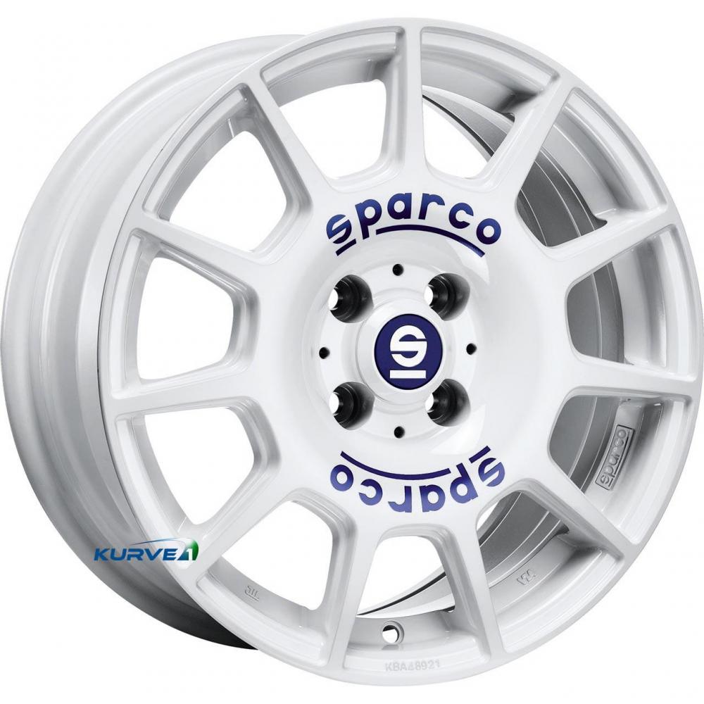 SPARCO TERRA WHITE BLUE LETT 5X100 ET50 HB56.1 7x16